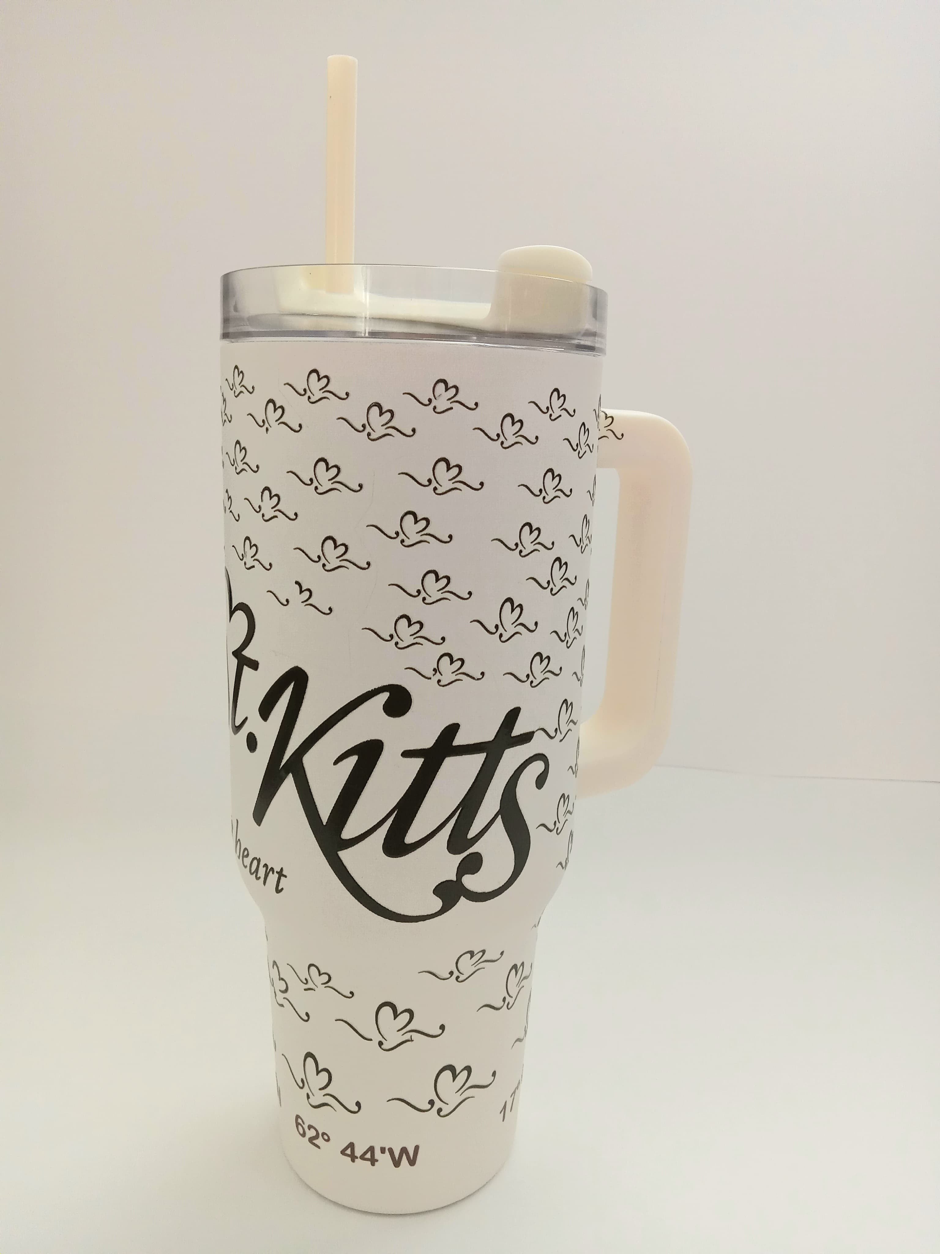 St Kitts "Follow Your Heart" 40oz. Insulated Tumbler