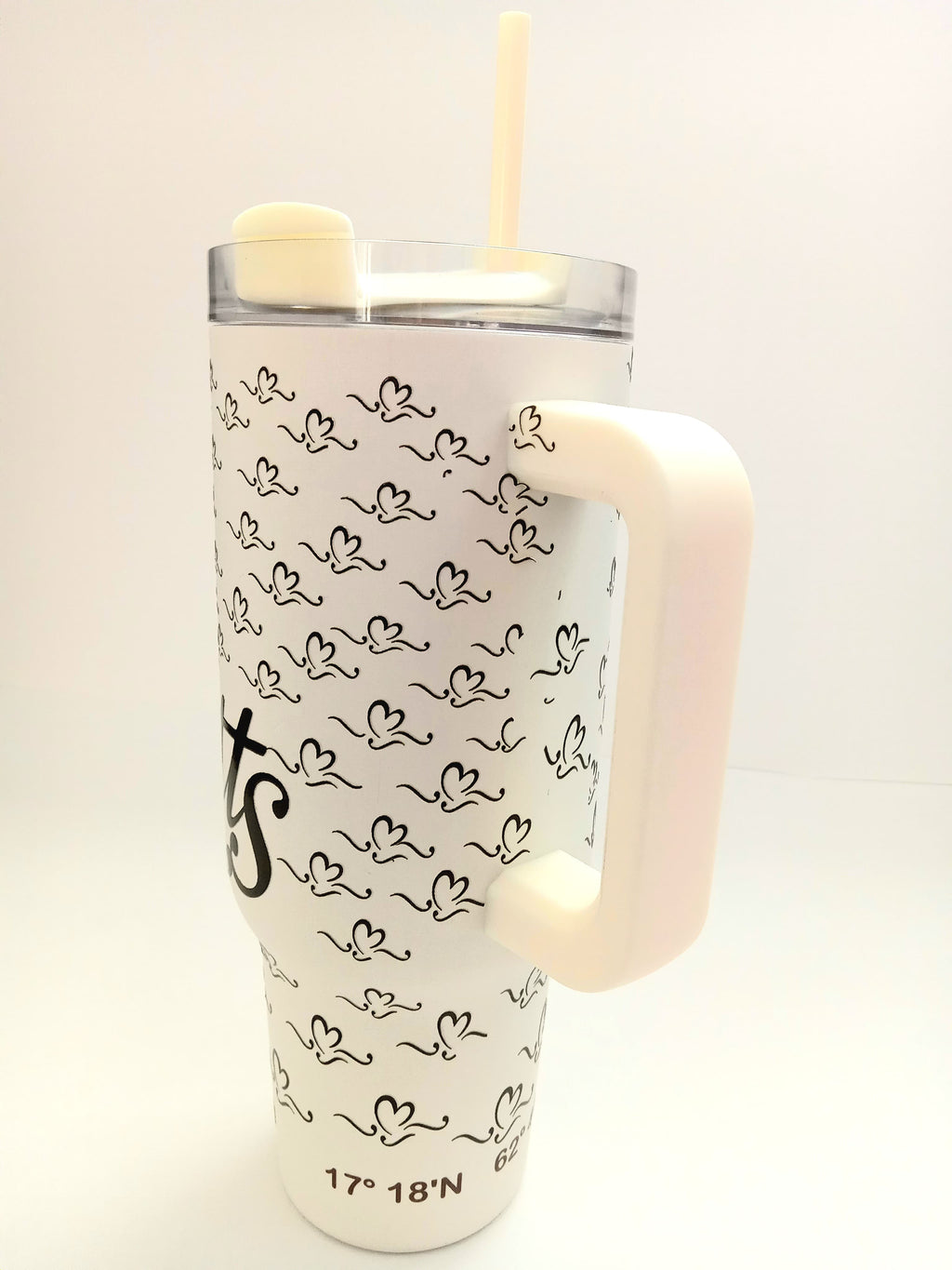 St Kitts "Follow Your Heart" 40oz. Insulated Tumbler